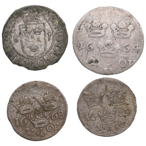 Coins of Sweden of 16th-17th centuries (4)