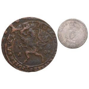 Coins of Sweden of 17th century (2)