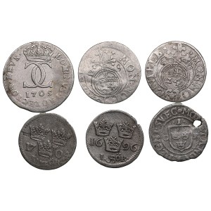 Coins of Sweden 17th-18th centuries (6)