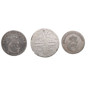 Coins of Sweden 1740, 1778 (3)