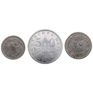 Coins of Turkey, Germany (3)