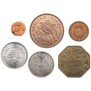 Group of World coins (6)