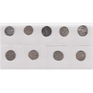 Group of Juchid, Golden Horde (Sarai al-Mahrusa) AR Dirham AH 710; (Sarai) AH 715, AH 717, AH 734, AH 73(7); (Sarai ai-J