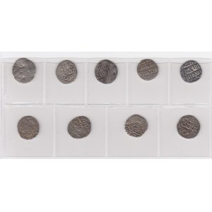 Group of Juchid, Golden Horde (Sarai al-Mahrusa) AR Dirham AH 710; (Sarai) AH 715, AH 717, AH 734, AH 73(7); (Sarai ai-J