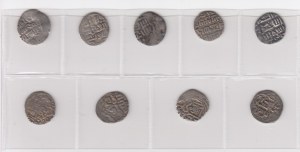 Group of Juchid, Golden Horde (Sarai al-Mahrusa) AR Dirham AH 710; (Sarai) AH 715, AH 717, AH 734, AH 73(7); (Sarai ai-J