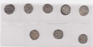 Group of Juchid, Golden Horde AR Dirham Sarai al-Jadida AH 748(1), AH 74(9) (2), Gulistan AH 75(3) (1), AH 753 (3), AH 7