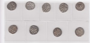 Group of Juchid, Golden Horde (Gulistan) AR Dirham AH (753) (1352-53) - Jani Beg Khan (AH 742-758 / 1341-1357 AD) (9)