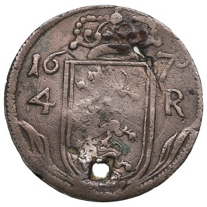 City of Reval under Swedish rule, 4 Rundstück / Öre 1670 - Karl XI (1660-1697)