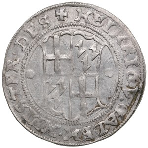Livonian Order (Riga, Wenden type) ½ Mark 1556 - Heinrich von Galen (1551-1557)