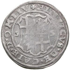 Livonian Confederation (Riga) ½ Mark 1555 - Wilhelm Markgraf von Brandenburg & Heinrich von Galen (1551-1556)