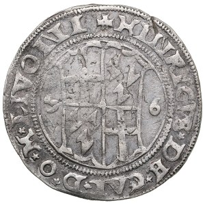 Livonian Confederation (Riga) ½ Mark 1556 - Wilhelm Markgraf von Brandenburg & Heinrich von Galen (1551-1556)