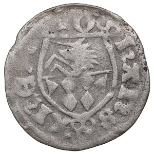 Archbishopric of Riga (Kokenhusen) AR Schilling ND - Johannes VI Ambundi (1418-1424)