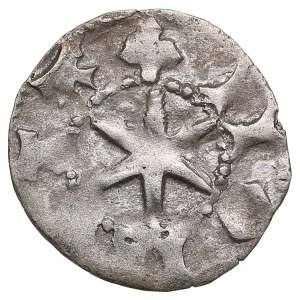 Archbishopric of Riga (Kokenhusen) AR Pfennig ND - Silvester Stodewescher (1448-1479)