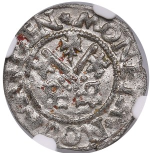 Free City of Riga 1 Schilling 1564 - NGC AU 55