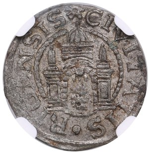 Free City of Riga 1 Schilling 1571 - NGC AU 55
