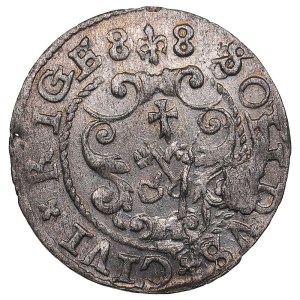 City of Riga under Polish rule, BI Schilling / Solidus 1588 - Sigismund III Vasa (1587-1632)