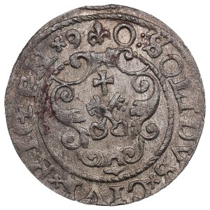 City of Riga under Polish rule, BI Schilling / Solidus 1590 - Sigismund III Vasa (1587-1632)