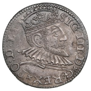 City of Riga under Polish rule, AR 3 Groszy (Trojak) 1592 - Sigismund III Vasa (1587-1632)