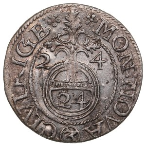 City of Riga under Swedish rule, AR Dreipölker (1⁄24 Taler) 1624 - Gustav II Adolf (1621-1632)