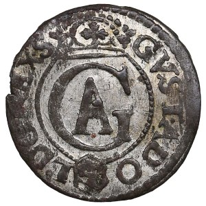 City of Riga under Swedish rule, BI Schilling / Solidus 1631 - Gustav II Adolf (1611-1632)