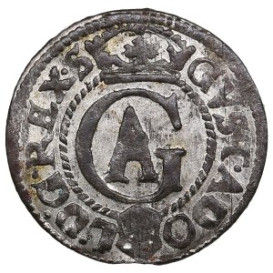 City of Riga under Swedish rule, BI Schilling / Solidus 1633 - Gustav II Adolf (1611-1632)