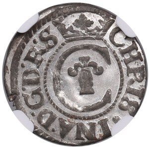 City of Riga under Swedish rule, BI Schilling / Solidus 1636 - Christina (1632-1654) - NGC MS 65