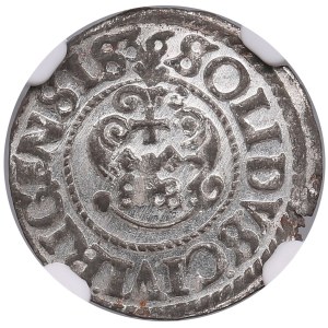 City of Riga under Swedish rule, BI Schilling / Solidus 1636 - Christina (1632-1654) - NGC MS 65