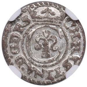 City of Riga under Swedish rule, BI Schilling / Solidus 1641 - Christina (1632-1654) - NGC MS 65