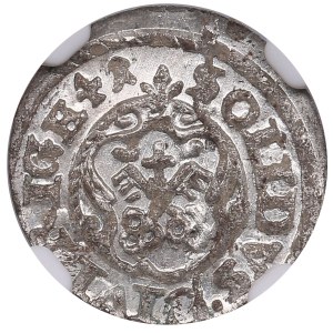 City of Riga under Swedish rule, BI Schilling / Solidus 1641 - Christina (1632-1654) - NGC MS 65