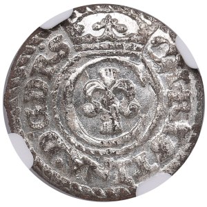 City of Riga under Swedish rule, BI Schilling / Solidus 1641 - Christina (1632-1654) - NGC MS 66