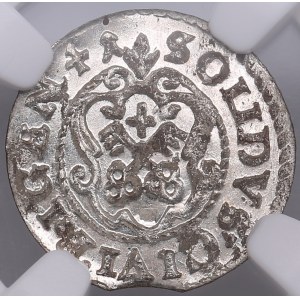 City of Riga under Swedish rule, BI Schilling / Solidus 1641 - Christina (1632-1654) - NGC MS 66