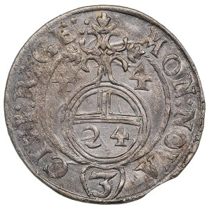 City of Riga under Swedish rule, AR Dreipölker (1⁄24 Thaler) 1644 - Christina (1632-1654)