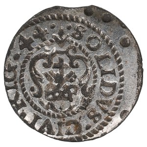 City of Riga under Swedish rule, BI Schilling / Solidus 1644 - Christina (1632-1654)