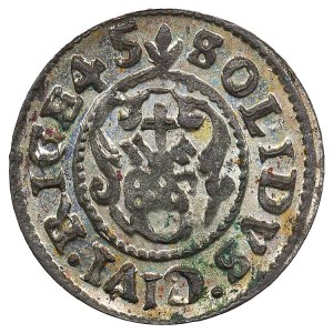 City of Riga under Swedish rule, BI Schilling / Solidus 1645 - Christina (1632-1654)
