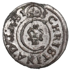 Duchy of Livonia (Riga) BI Schilling / Solidus 1648 - Christina (1632-1654)
