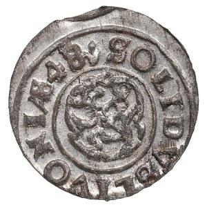 Duchy of Livonia (Riga) BI Schilling / Solidus 1648 - Christina (1632-1654)