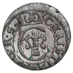 Duchy of Livonia (Riga) BI Schilling / Solidus 1652 - Christina (1632-1654)