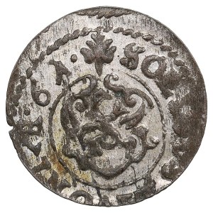 Duchy of Livonia (Riga) BI Schilling / Solidus 1661 - Karl XI (1660-1697)