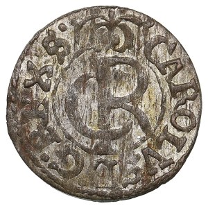 City of Riga under Swedish rule, BI Schilling / Solidus 1664 - Karl XI (1660-1697)