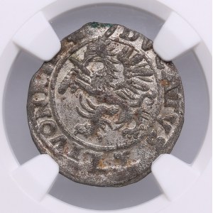 Duchy of Livonia (Dahlen) 1 Schilling 1572 - Jan Chodkiewicz (1566-1578) - NGC MS 63