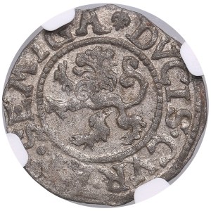 Duchy of Courland and Semigallia (Mitau) BI Schilling 1576 - Gotthard Kettler (1561-1587) - NGC AU 53