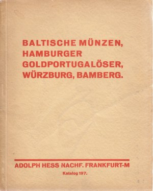 HESS NACHF., A., Frankfurt am Main, Auction of January 28, 1930, etc., Frankfurt/Main.
