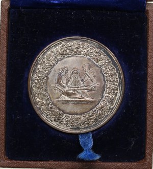 Estonia (Russia) Bronze (Silvered) Prize Medal ND (ca. 1900) - Estonian Agricultural Society - Nicholas II (1894-1917)