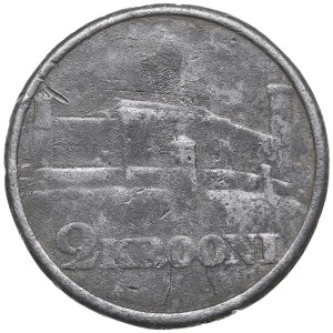 Estonia 2 Krooni 1930 - Toompea - Contemporary Forgery