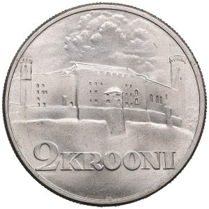 Estonia 2 Krooni 1930 - Toompea Fortress