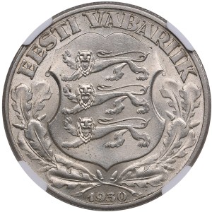 Estonia 2 Krooni 1930 - Toompea Fortress - NGC MS 62