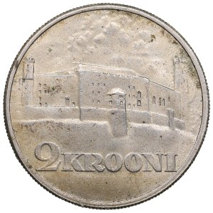 Estonia 2 Krooni 1930 - Toompea Fortress - Tall 