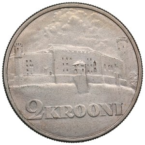 Estonia 2 Krooni 1930 - Toompea Fortress - Tall 