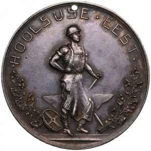 Estonia Silver Prize Medal ND (1920s-1930s) - Estonian Agricultural Society in Tartu - For Diligence