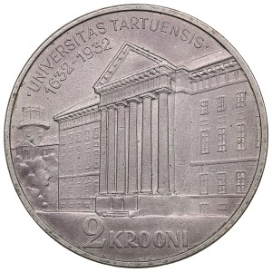 Estonia 2 Krooni 1932 - Tartu University